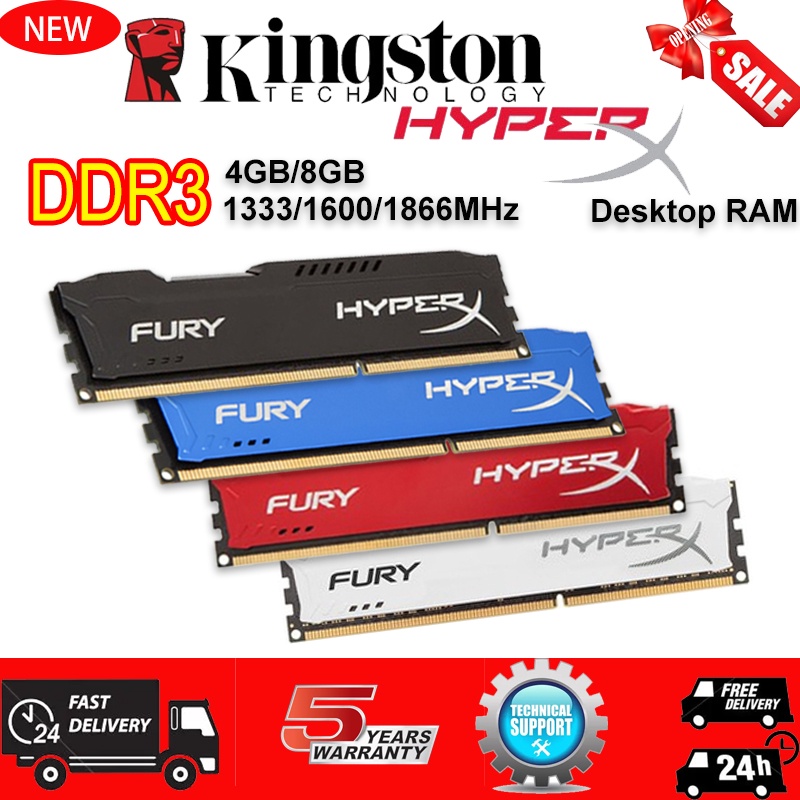 Memory RAM DDR3 4GB 8GB 1333MHz 1600MHz 1866MHz PC3 12800 240pin DIMM 1.5V Warna-Warni