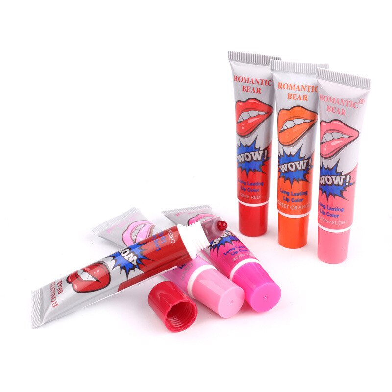 [100% Asli] Lip Tatto Bibir Monomola Romantic Bear Pemerah Bibir Taha lama Pria Wanita