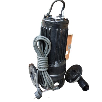 MAXPUMP 50WQ7-10 Pompa Celup Air Kotor Pakai Pisau Sewage Pump Stainless 2Inch 220Volt 1Hp Cutting Pump Submersible Pump