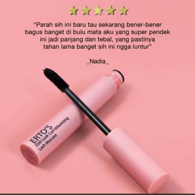 [ORI] Doll Looks Waterproof Mascara | Maskara Penebal &amp; Pelentik Bulu Mata Long Lasting BPOM