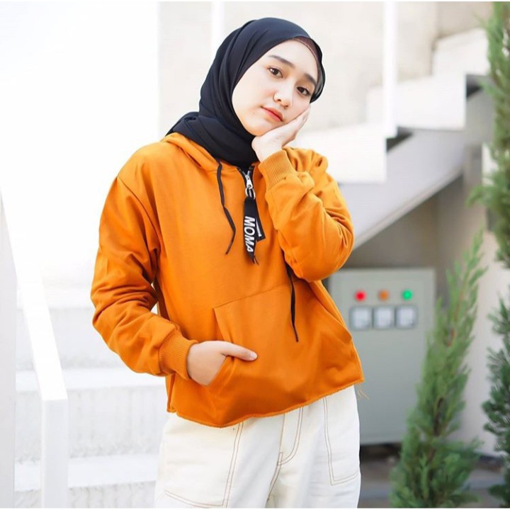 Sweater Wanita Murah Berkualitas-Moma Crope