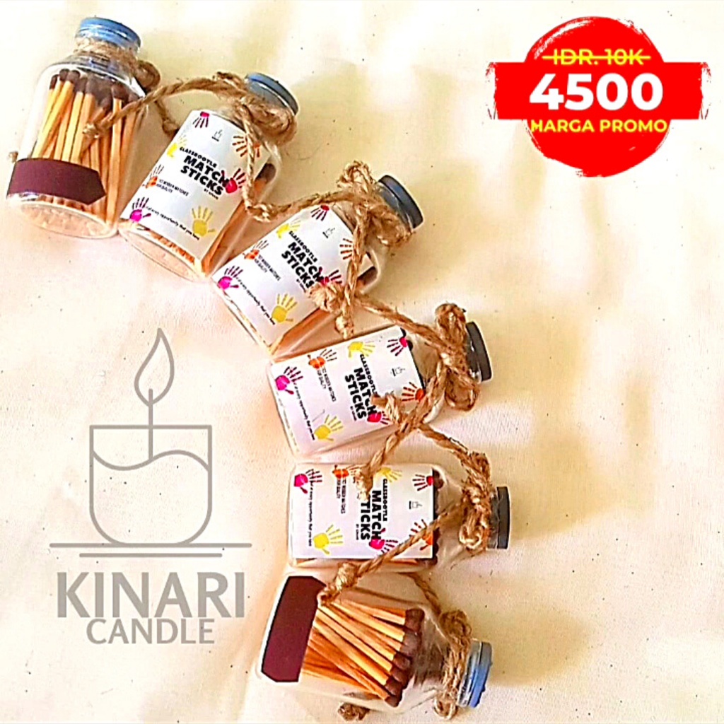 Korek Api Dalam Botol Wooden Match Stick Korek Api Kayu Korek Api Kayu Aesthetic | Wooden Matches WO