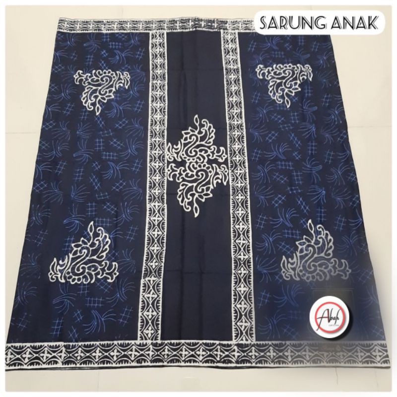 SARUNG ANAK BATIK PEKALONGAN LAKI-LAKI PRIA MOTIF HITAM PUTIH COKLAT BIRU HIJAU MERAH SD SMP REMAJA