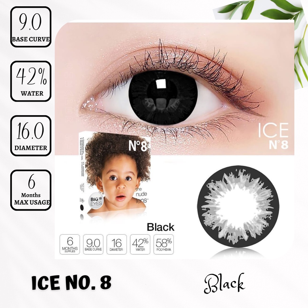 SOFTLENS ICE NO. 8 BABY MINUS 4.50 SD 6.00