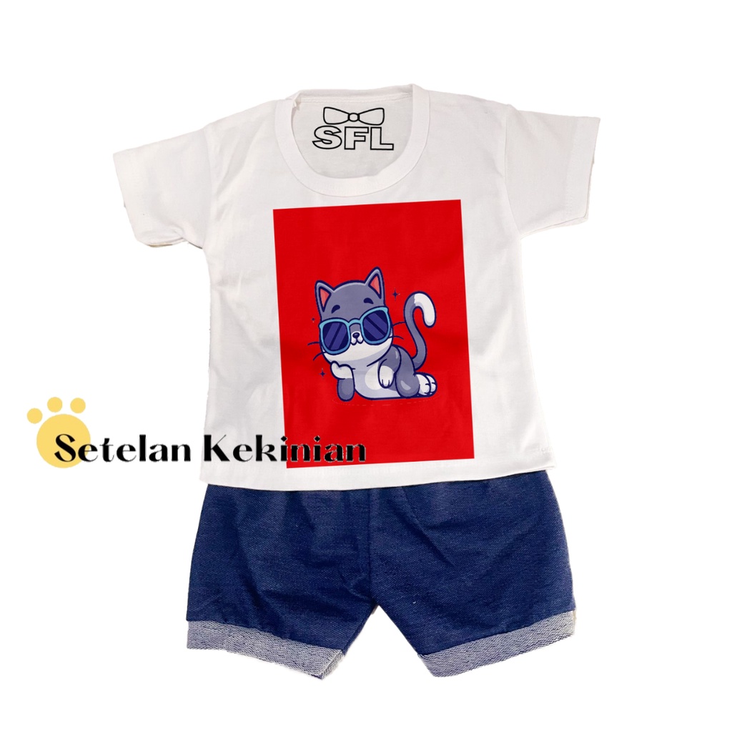 [KACAMATA] Set baby Boy 0-12bulan Animal Kacamata Lucu Keren Setelan Anak Laki Laki Kado Akikah Newborn Set