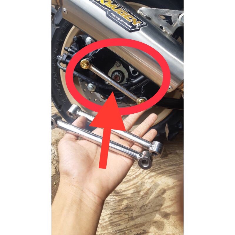 Breket ARM Yamaha Nmax Aerox Lexi Stenlish Jalu knalpot Breket Knalpot Nmax 150 / 155 Aerox Lexi