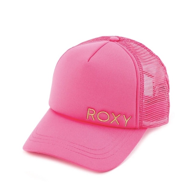 Topi Roxy trucker pink