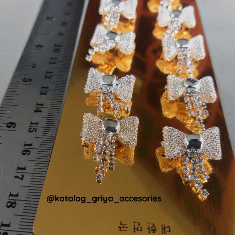 Bross Jilbab / Bros Dagu Simpel Peniti 2cm