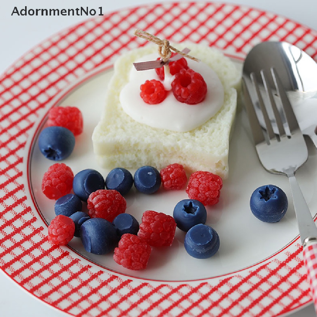 (AdornmentNo1) Cetakan Kue Bentuk Blueberry Raspberry Bahan Silikon