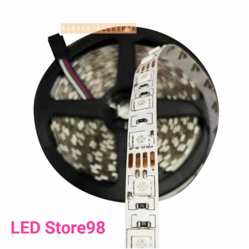 LED strip RGB multi colour DC 12 Volt  mata LED Besar