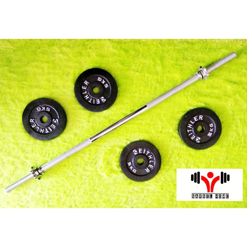PAKET BARBEL 20KG/ PAKET STIK 1.5M BARBEL 20KG/ PAKET DUMBBLE 20KG