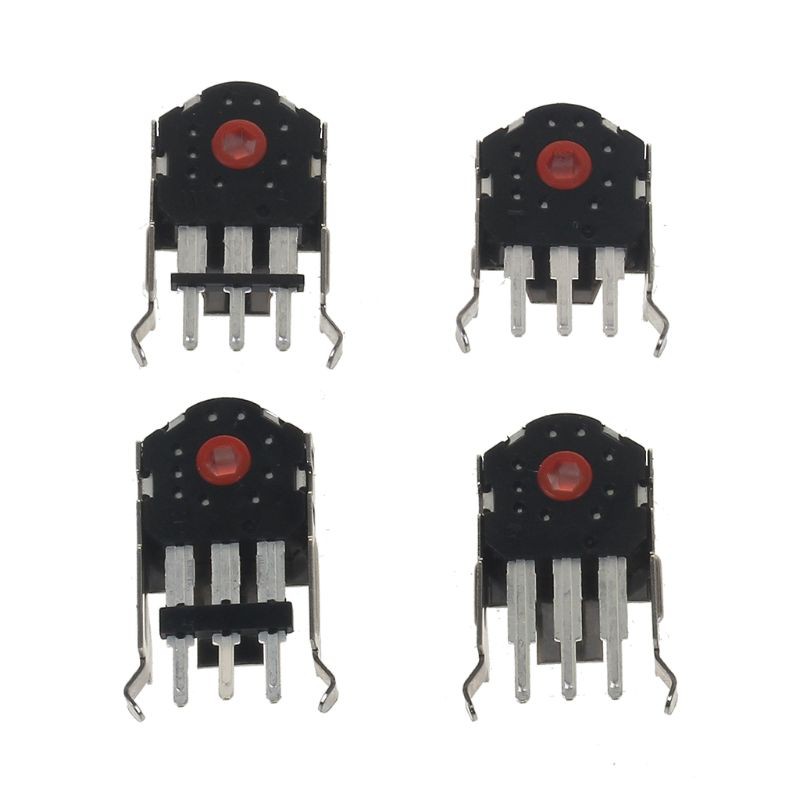 5pcs Kailh Encoder Decoder Mouse Warna Merah Ukuran 7mm / 9mm / 10mm / 11mm Untuk Logitech Razer