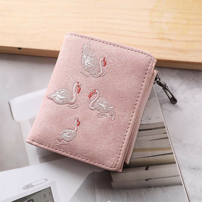 [Bioaqua] Dompet motif flamigo#C182-1