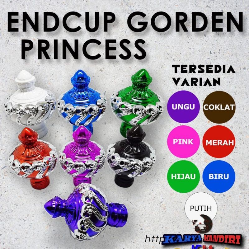 TUTUP GORDEN / REL / RAIL / BATANG GORDEN / END CUP