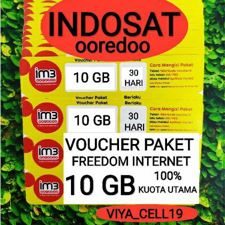 VOUCHER INDOSAT FREEDOM 10 GB/30 HARI NASIONAL