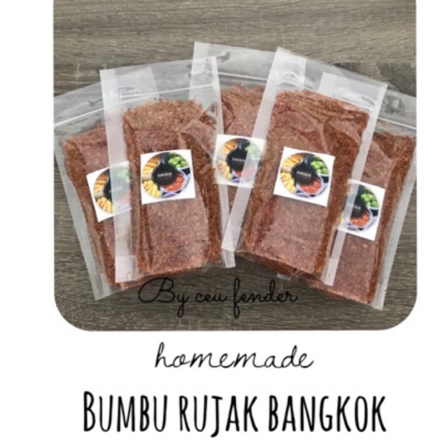 

Sambel rujak bangkok pouch bisa pilih asin atau manis