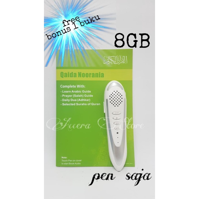 

Office & Stationery | Alat Tulis | Pen Saja 8Gb Readpen - 8Gb Pen Quran Pq15 - Hanya Pen | Best Seller