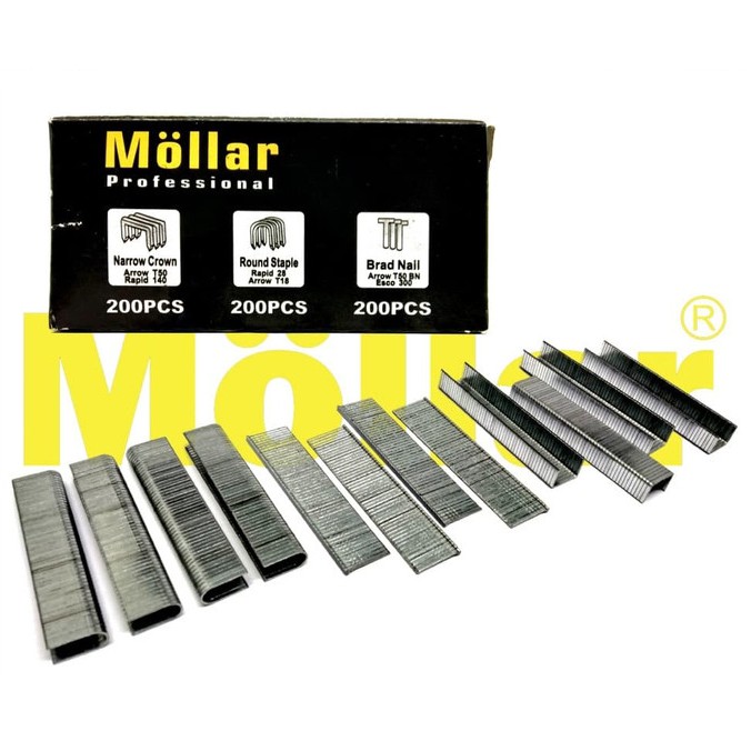 

REFILL isi staples MIX 600pcs untuk gun tacker stapler Manual 3 way 4-14mm refil staples 3 in 1