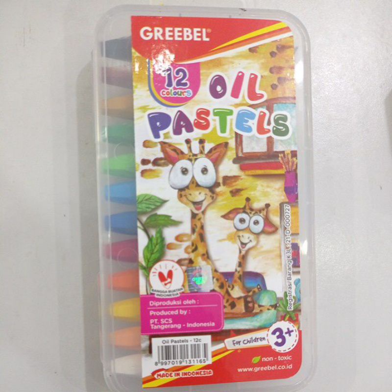 

OIL PASTEL GREEBEL PP 12 COLOUR