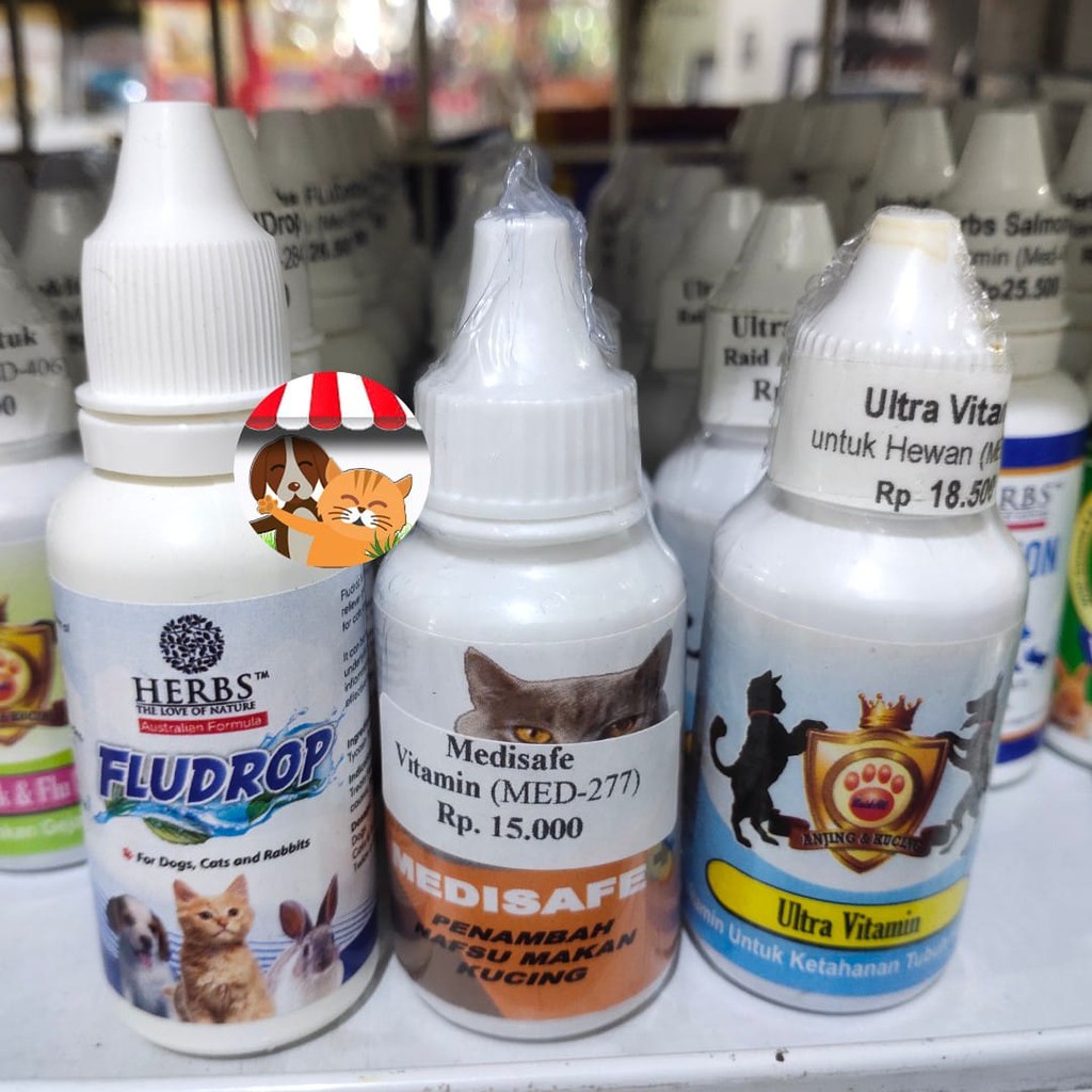 Medisafe Plus Penambah Nafsu Makan Vitamin Tetes 30ml Penggemuk Kucing