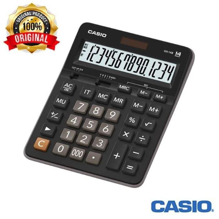 

PROMO! Casio Calculator Mega Desk GX-14B (14 digits) |Kalkulator