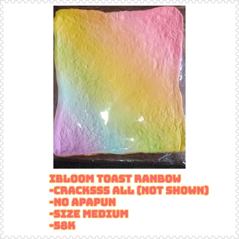 ibloom toast rainbow medium