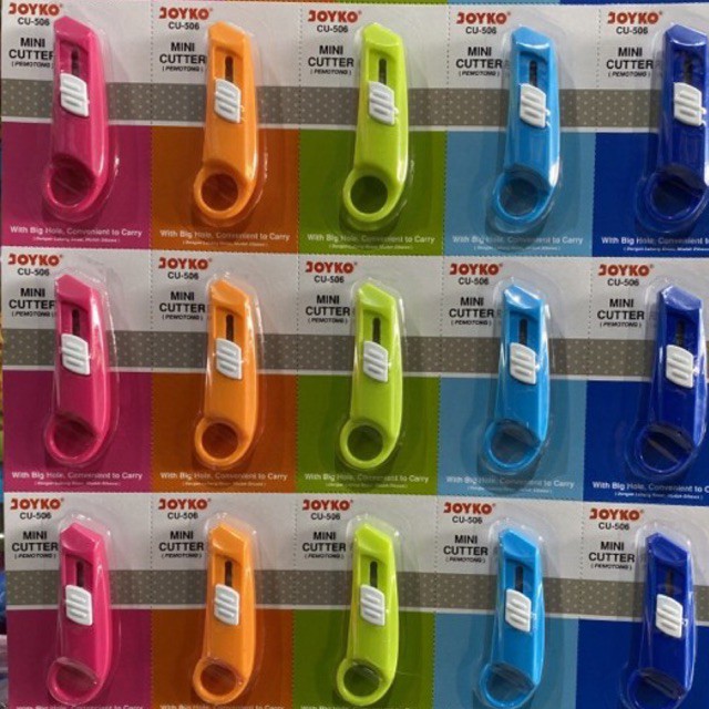 

Cutter Mini / Silet / Pisau Kater CU-506 Joyko ( harga 1 pcs )