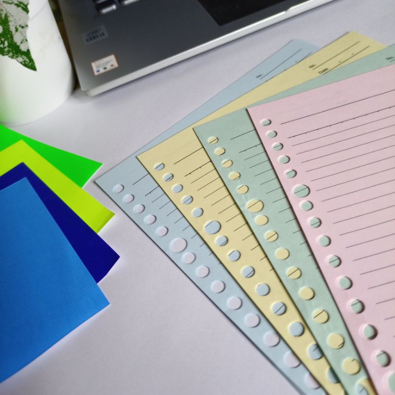 

Loose Leaf Warna A5 isi 100 | Binder Warna