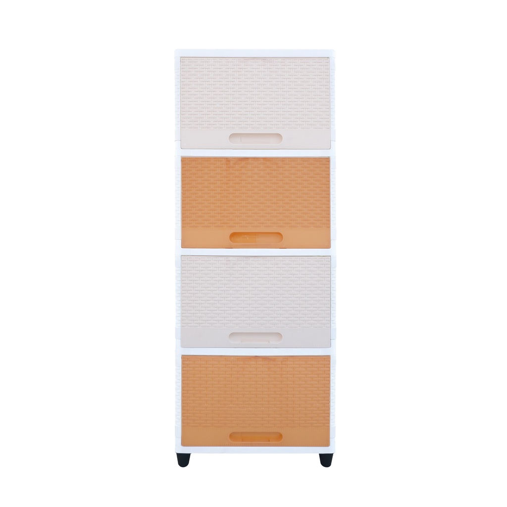 Lemari Pakaian Plastik MP Wide Club Flip Cabinet Susun 4 - Lemari Penyimpanan Plastik Serbaguna - Le