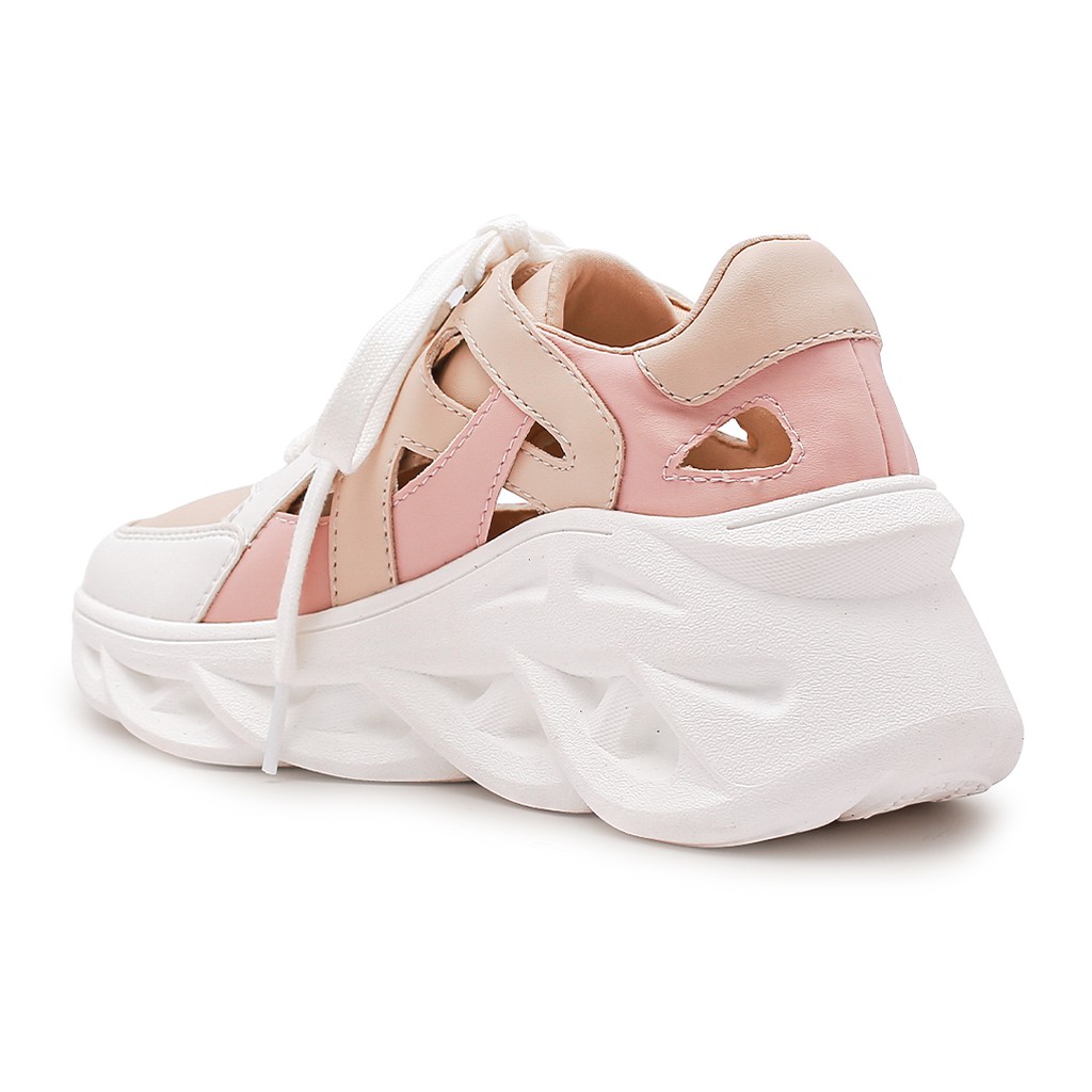 KHK by Khakikakiku Vensha Pinky White Sneakers