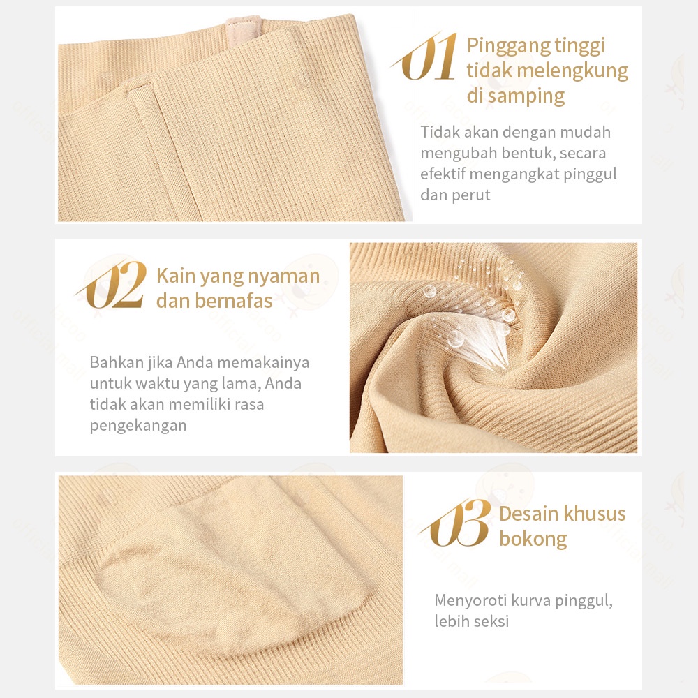 Lacoo Celana dalam korset wanita Korset celana pelangsing perut untuk 35-95kg