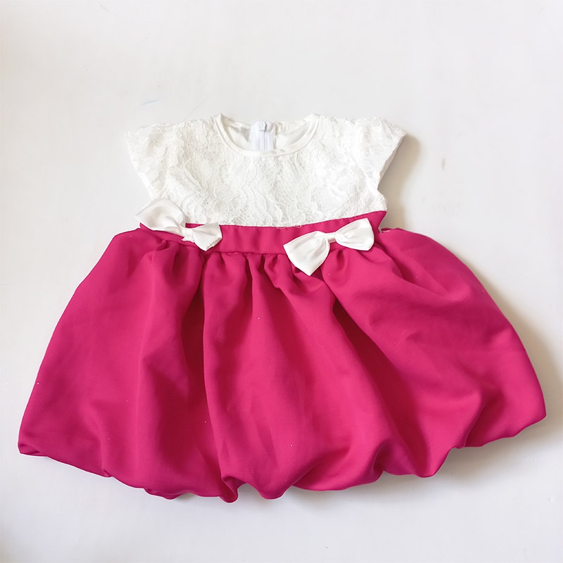 Gaun Bayi Newborn 0 6 bulan Terbaru 2022 1 Set Sepatu Bandana Dress Baby Perempuan Baru Lahir Rok Balon Baju Pesta Import Cantik Korea KA122