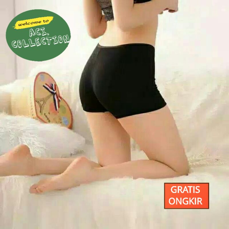 ShortPants Mini Pendek Legging dalaman wanita UK Standar &amp; Jumbo / Legging Hotpants