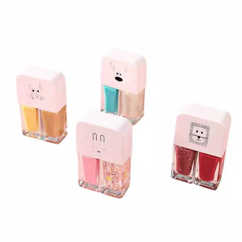 2IN1 KUTEK HALAL KUTEKS 2 TONE KUTEK KOREA Cat Kuku muslimah Gel Nail polish