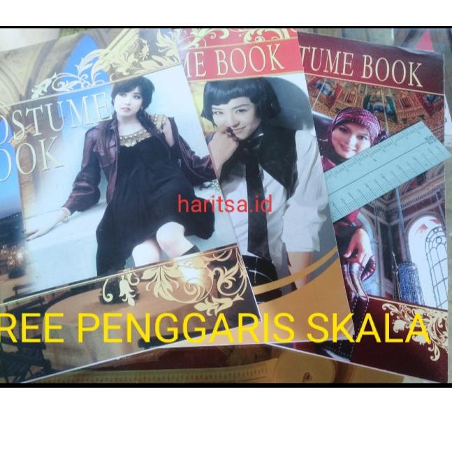 Terlaku...Buku pola/buku kostum/costume book/ peralatan menjahit