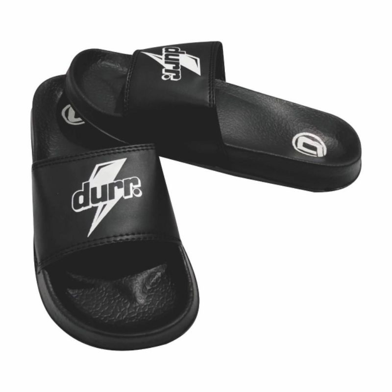 Sandal Pria Slop Hitam Sandal Pria Kekinian Sandal Slide Pria Durr Footwear 20 Original