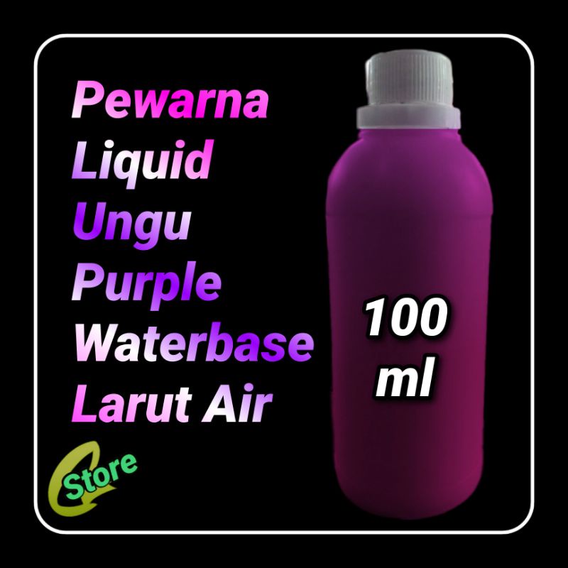 

Pewarna Ungu Purple 100 gr Liquid Waterbase Larut Air