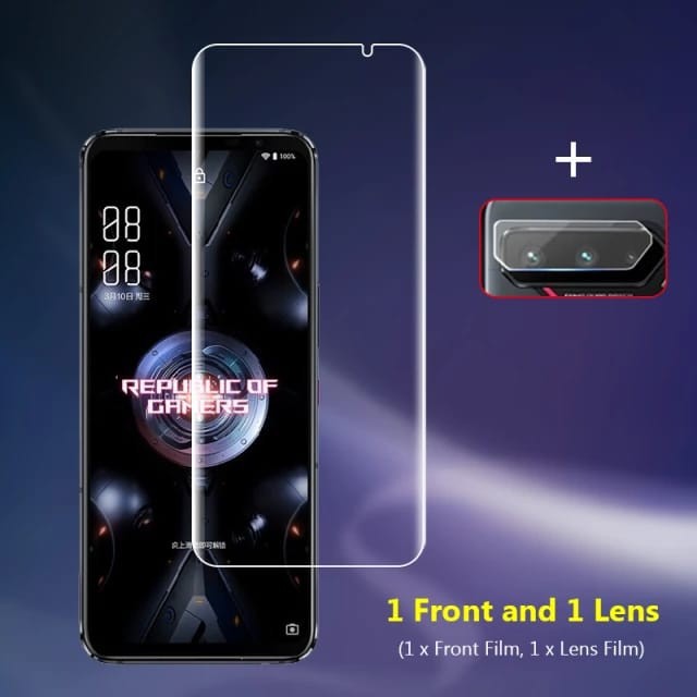 ASUS ROG PHONE 5 / ROG 5S PRO HYDROGEL 2IN1 FRONT &amp; CAMERA GLASS