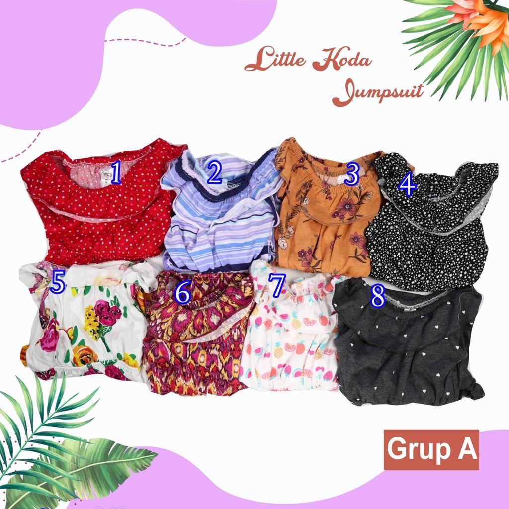 JUMPSUIT BAYI MOTIF PRINTED 6 BULAN - 2 TAHUN