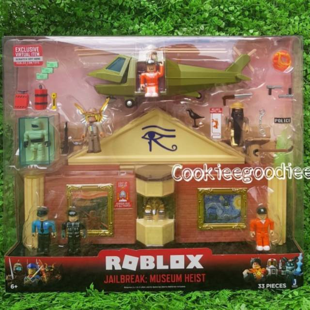 Roblox Deluxe Playset Jailbreak Museum Heist Shopee Indonesia - roblox jailbreak museum heist deluxe playset 33 pieces new