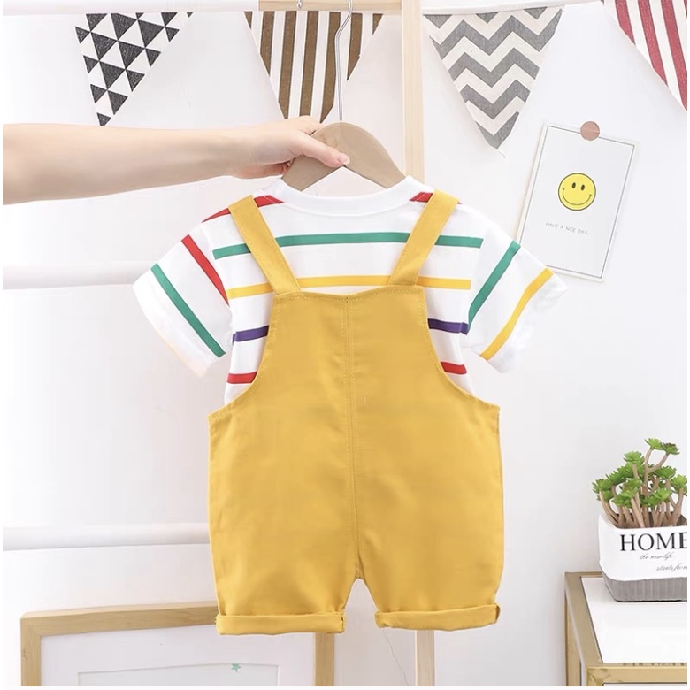 babyfit R- super overall DINO CUTE baju setelan anak cowok lb-j07