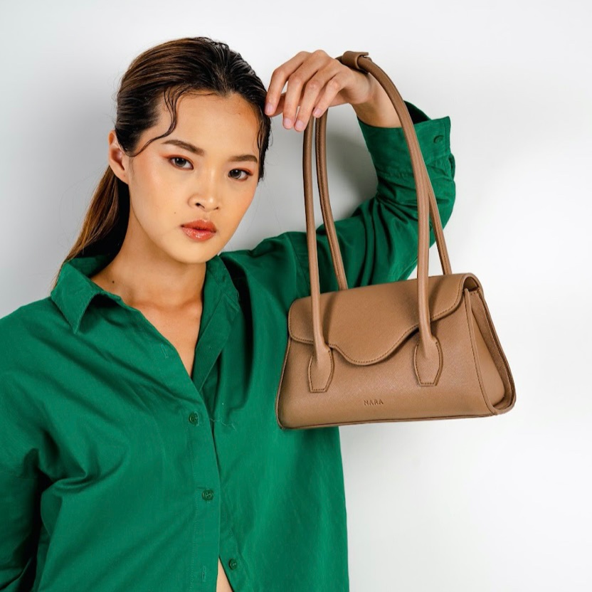 NARA - Esme Espresso Shoulderbag Wanita