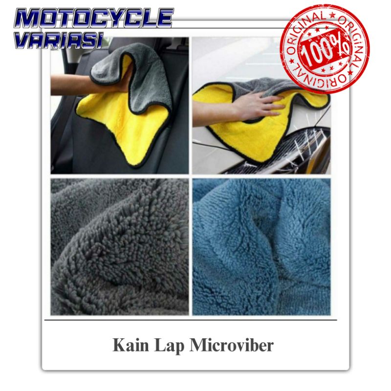 Kain Lap Microfiber Motor Dan Mobil Kain Lap Motor Fazzio Nmax Pcx Adv Vario 160 XMAX