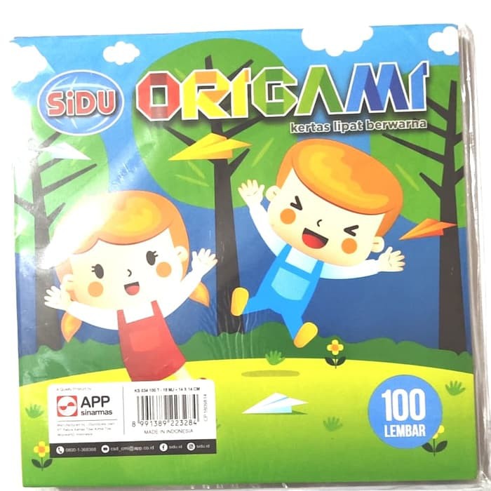 

Kertas Lipat Origami Sidu 14x14 isi 100