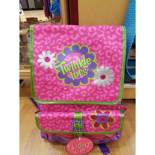 Tas ransel Skechers ORIginal twinkle toes pink serut