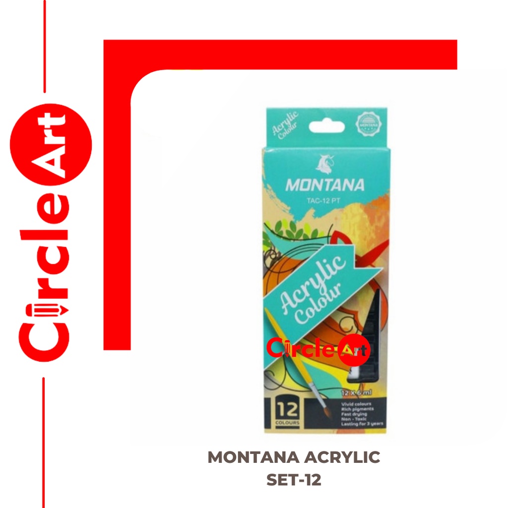 

Montana Cat Acrylic Set / Cat Akrilik Set 12 / Montana TAC-12 PT