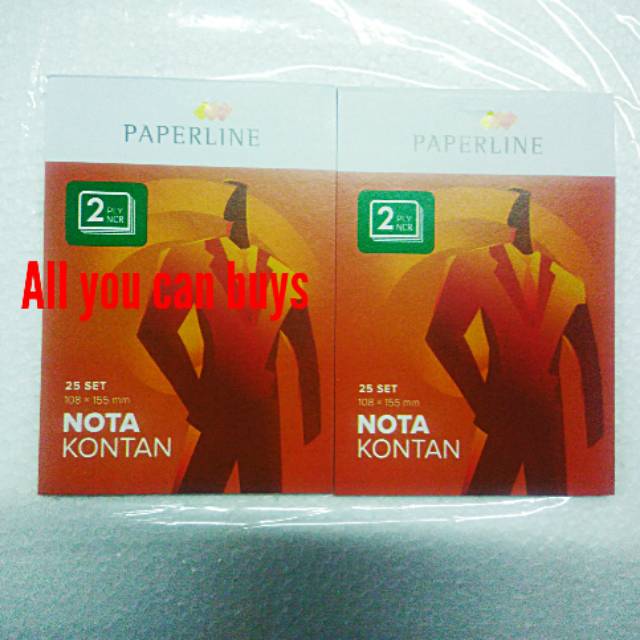 

Nota Kontan 2 Ply Kecil Paperline/ Buku Bon 2ply