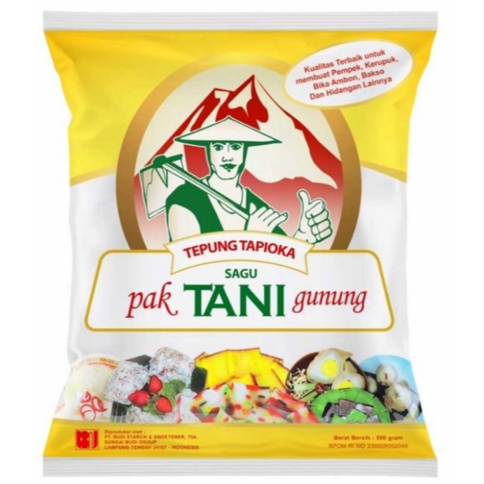 

Tepung Tapioka Pak Tani Gunung 500 gr