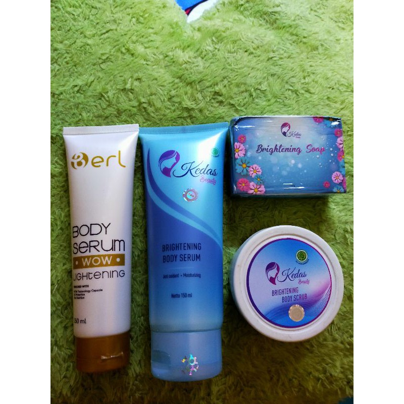 Jual Paket Lengkap Kedas Beauty Original + Body Serum B Erl | Shopee ...