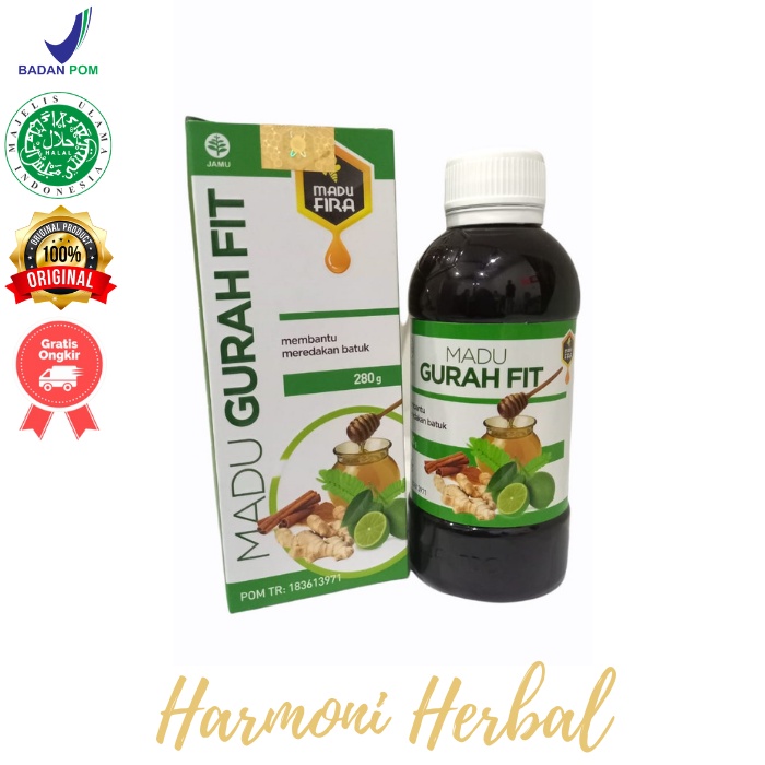 Madu GurahFit Obat Herbal Atasi Penyakit ashma Sesak Nafas Radang Paru Brochitis Gurah Fit Original